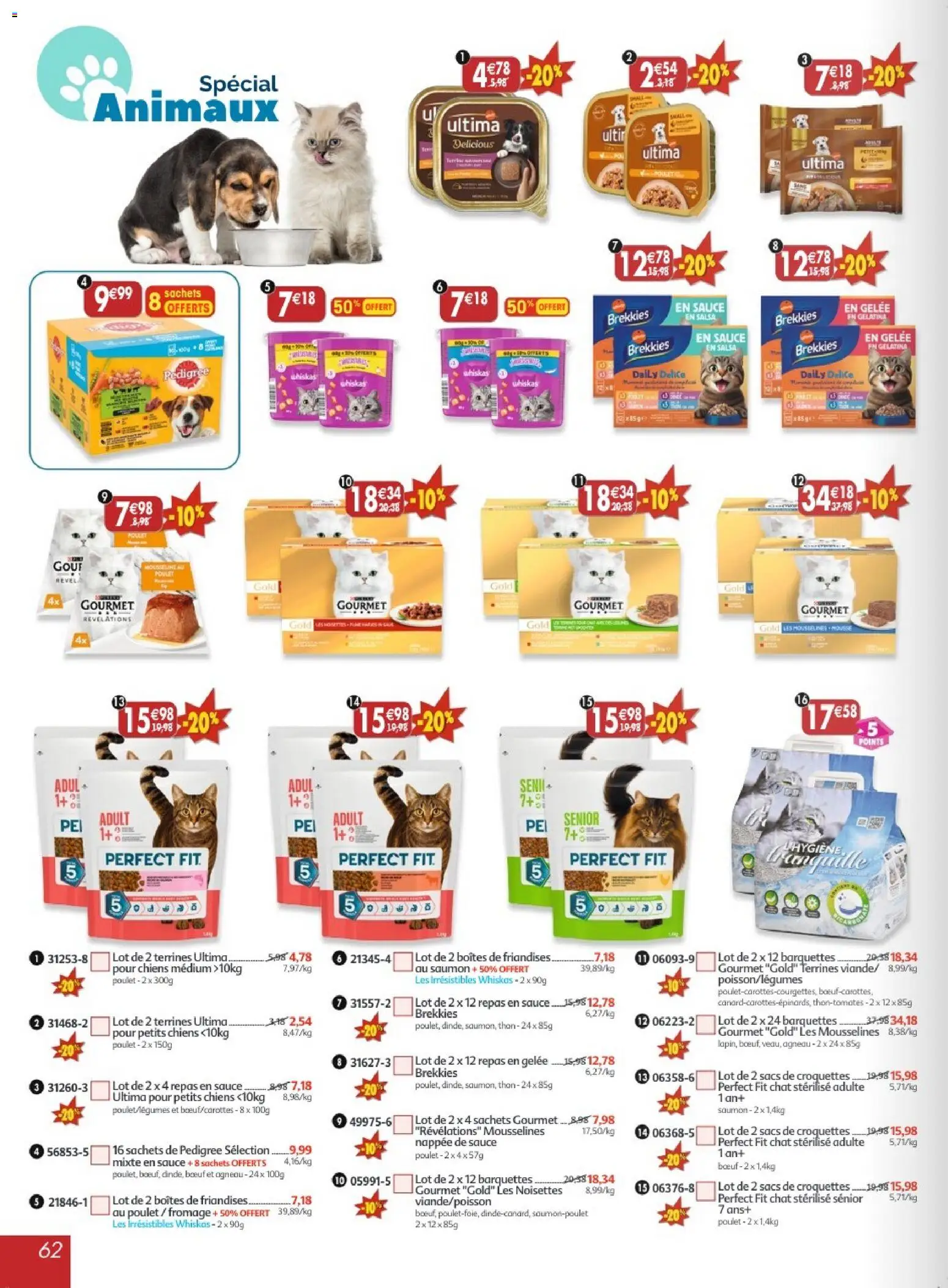Prévisualisation de Maximo catalogue epicerie du magasin Maximo formulaire valide 26/10/2026 - Fromage, Poulet, Thon, Agneau, Croquettes, Hygiène, Noisettes, Gelée