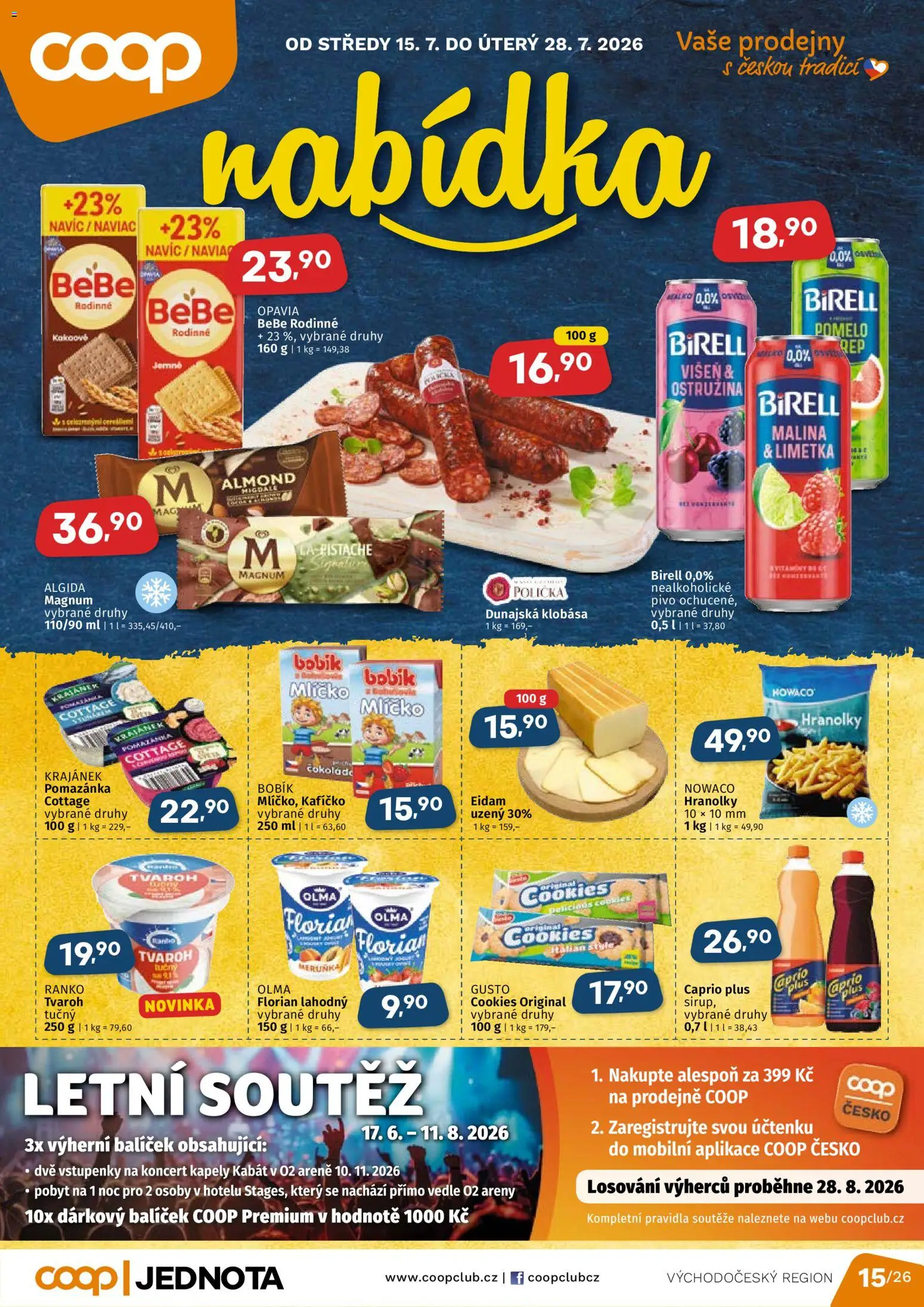 Náhled nabídky: Coop Coop leták - Východočeský region platný od 15.07.2026