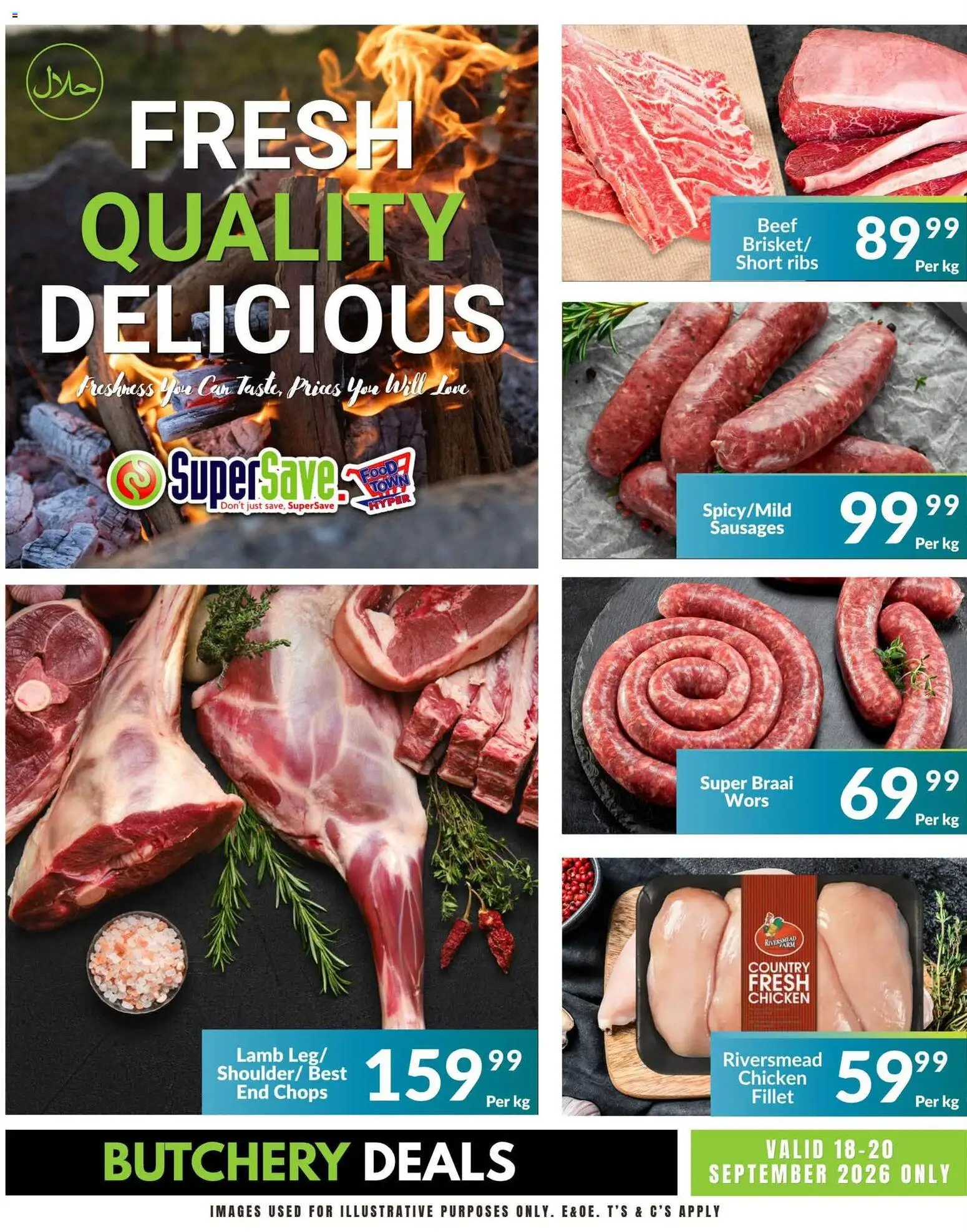 Preview of Super Save flyer valid from 18/09/2026 - Chicken, Ribs, Beef, Fillet