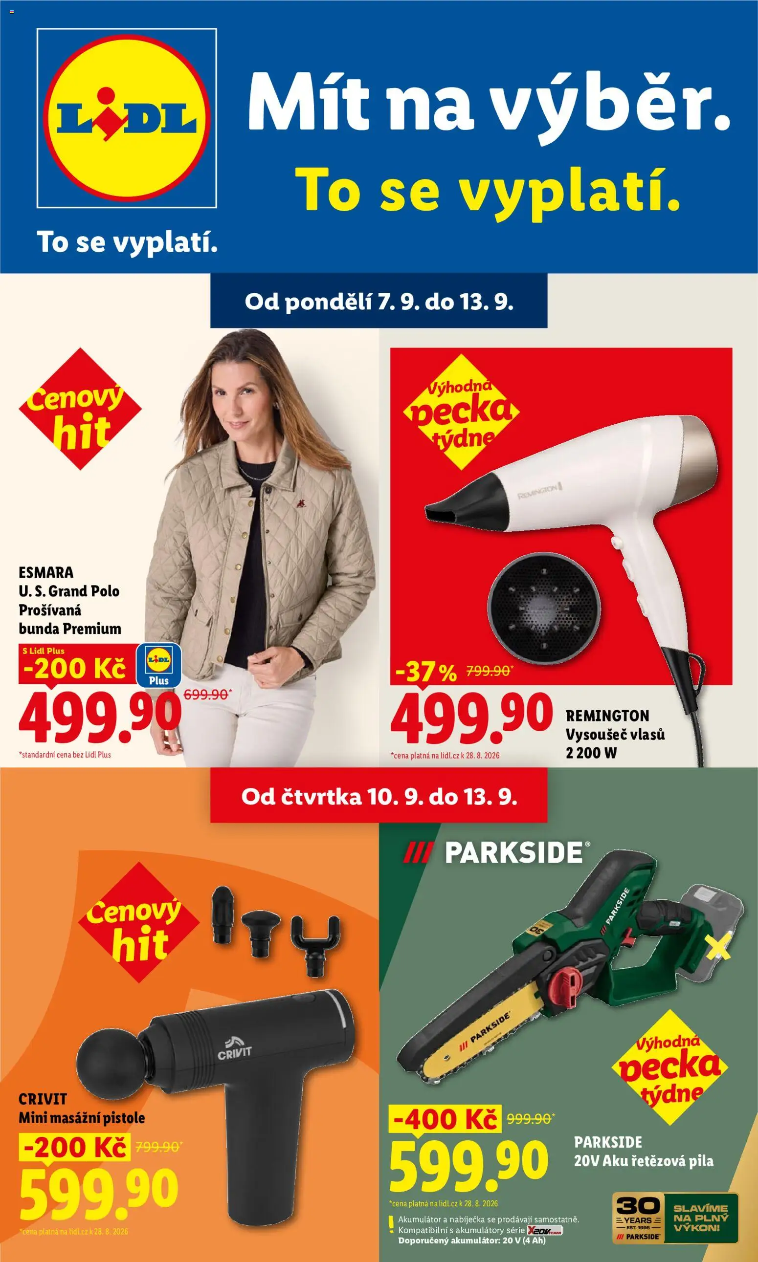 Náhled nabídky: Lidl Lidl leták - Spotřební zboží platný od 07.09.2026