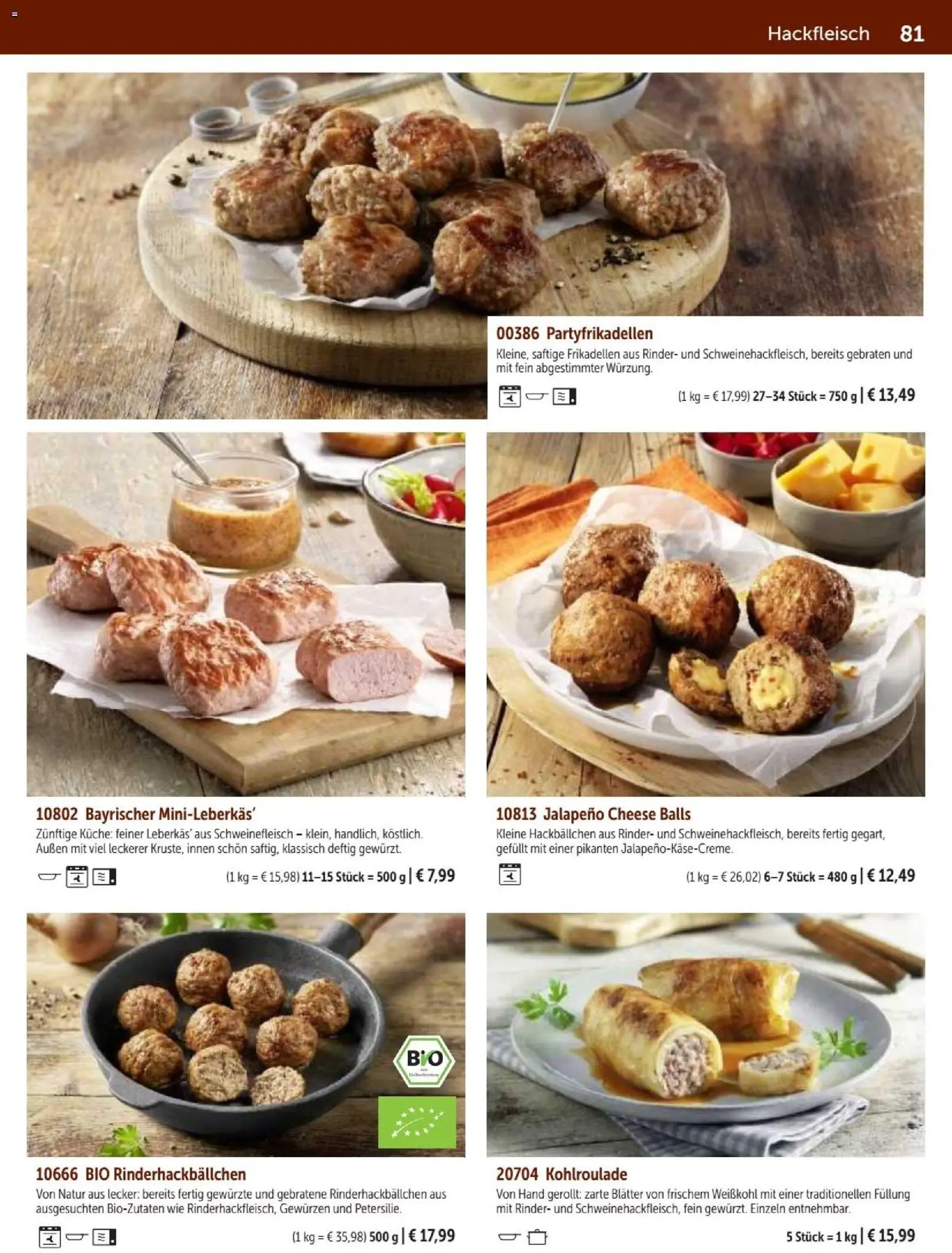 Vorschau von dem Prospekt des Geschäftes Bofrost, gültig ab dem 07.09.2026 - Küche, Hackfleisch, Schweinefleisch