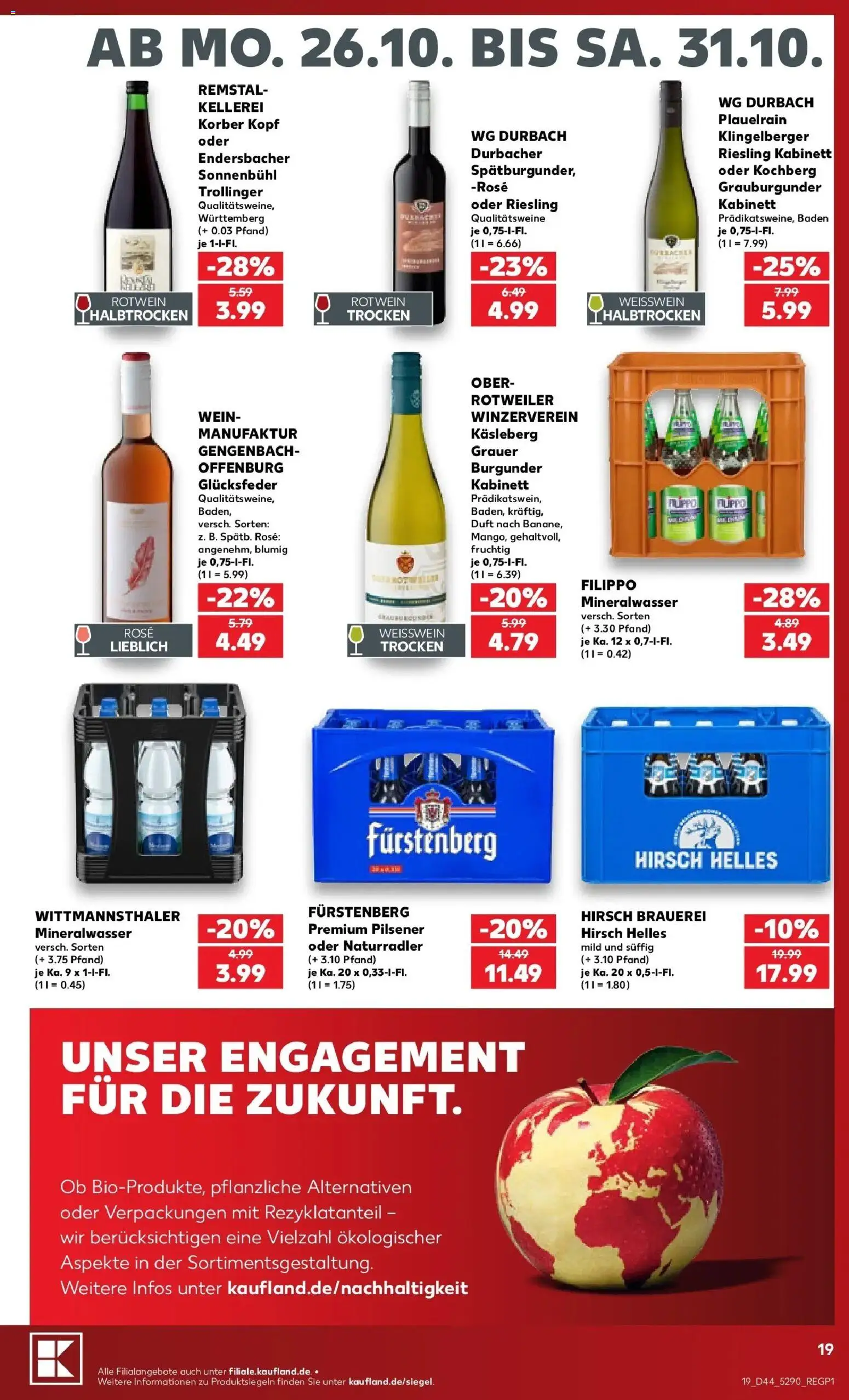 Vorschau von dem Prospekt des Geschäftes Kaufland, gültig ab dem 26.10.2026