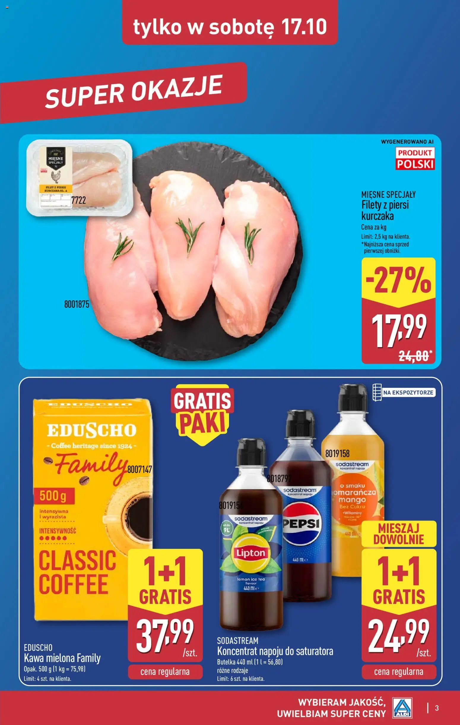 Pogląd gazetki "Aldi gazetka - Oferta weekendowa" ze sklepu Aldi ważnej od 15.10.2026