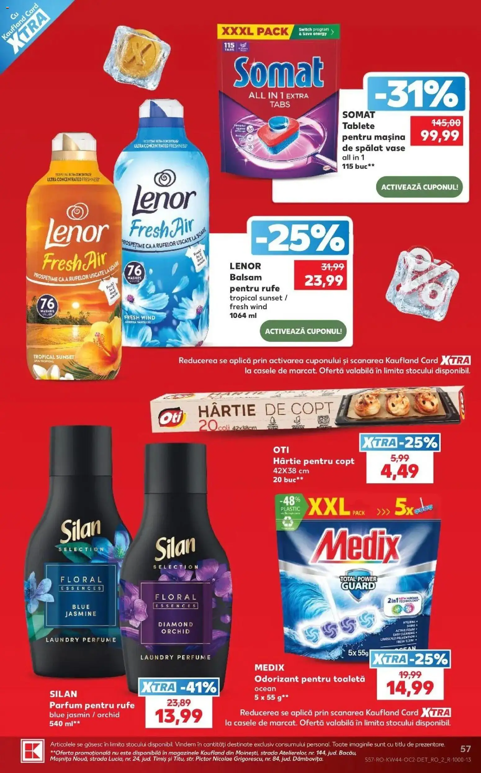 Previzualizarea de cataloage: Kaufland Kaufland Codlea valabil de la 28.10.2026 - Parfum, Toaletă, Power, Active, Balsam, Vase, Aplică, Silan
