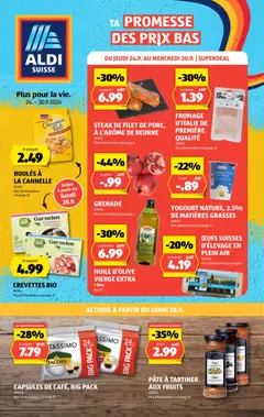 Vorschau des Merkblatts Aldi aktionen FR vom Shop Aldi gültig von 24.09.2026 bis 30.09.2026