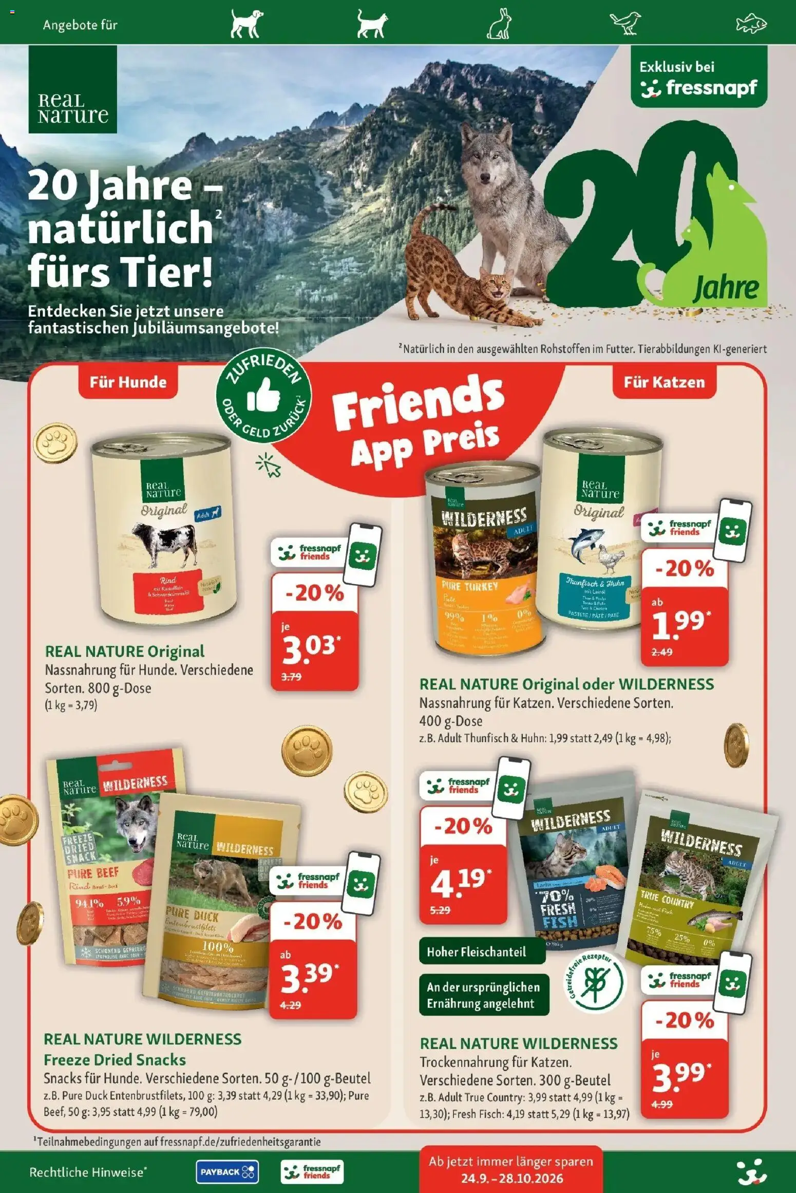 Vorschau von dem Prospekt des Geschäftes Fressnapf, gültig ab dem 24.09.2026