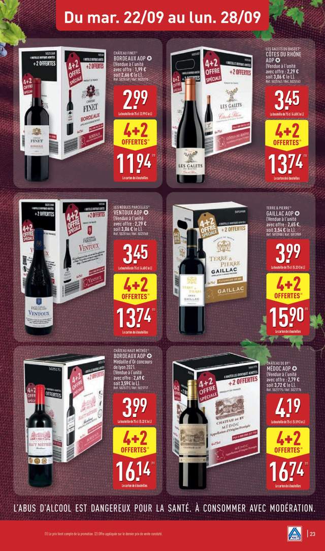 Nouveau catalogue Aldi à partir du 22/09