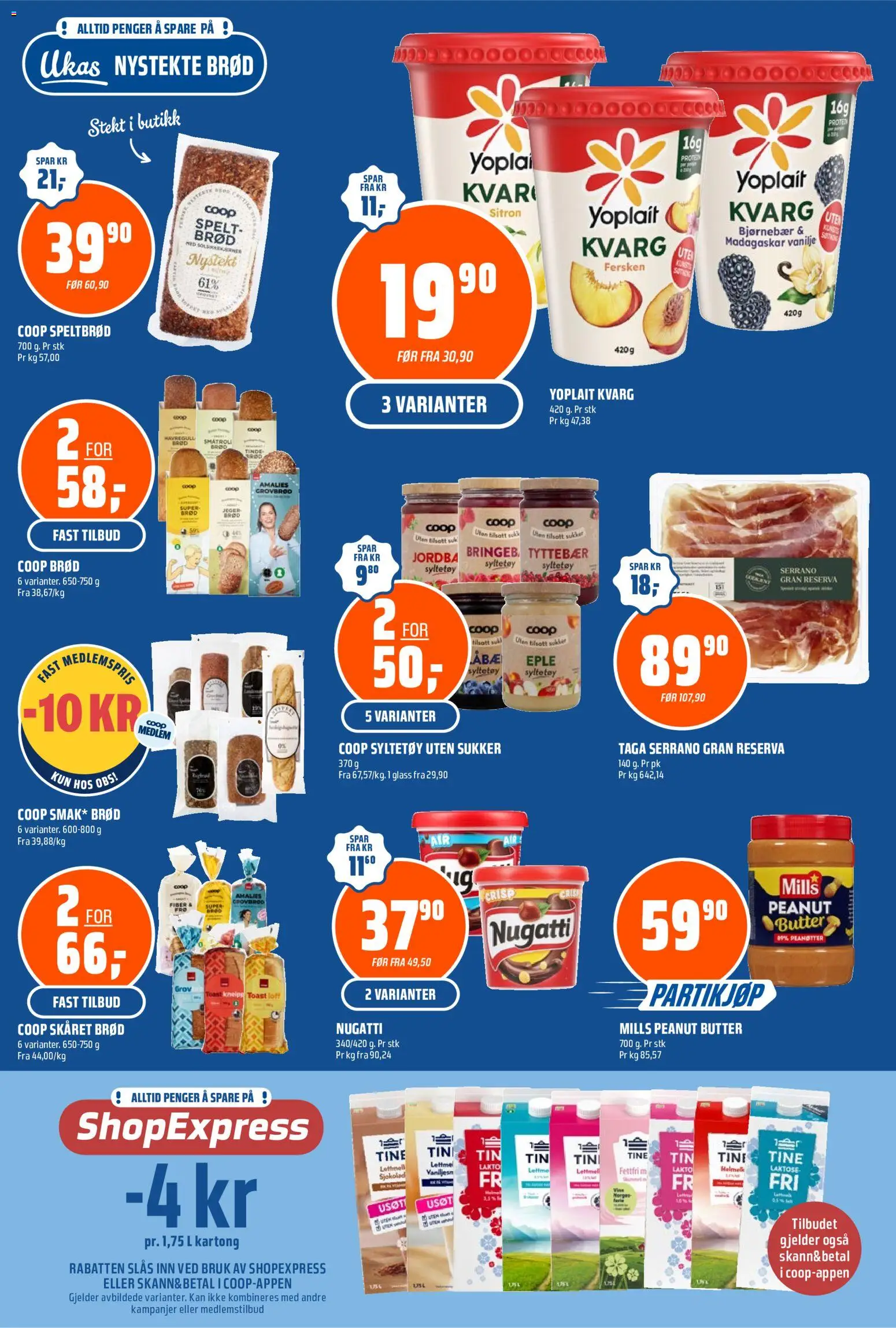 Forhåndsvis Coop Obs kundeavis fra butikk Coop Obs gyldig fra 17/08/2026
