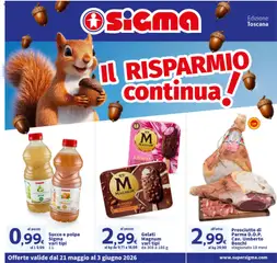 Anteprima dell'opuscolo SIGMA volantino Toscana dal negozio SIGMA valido da 21/05/2026