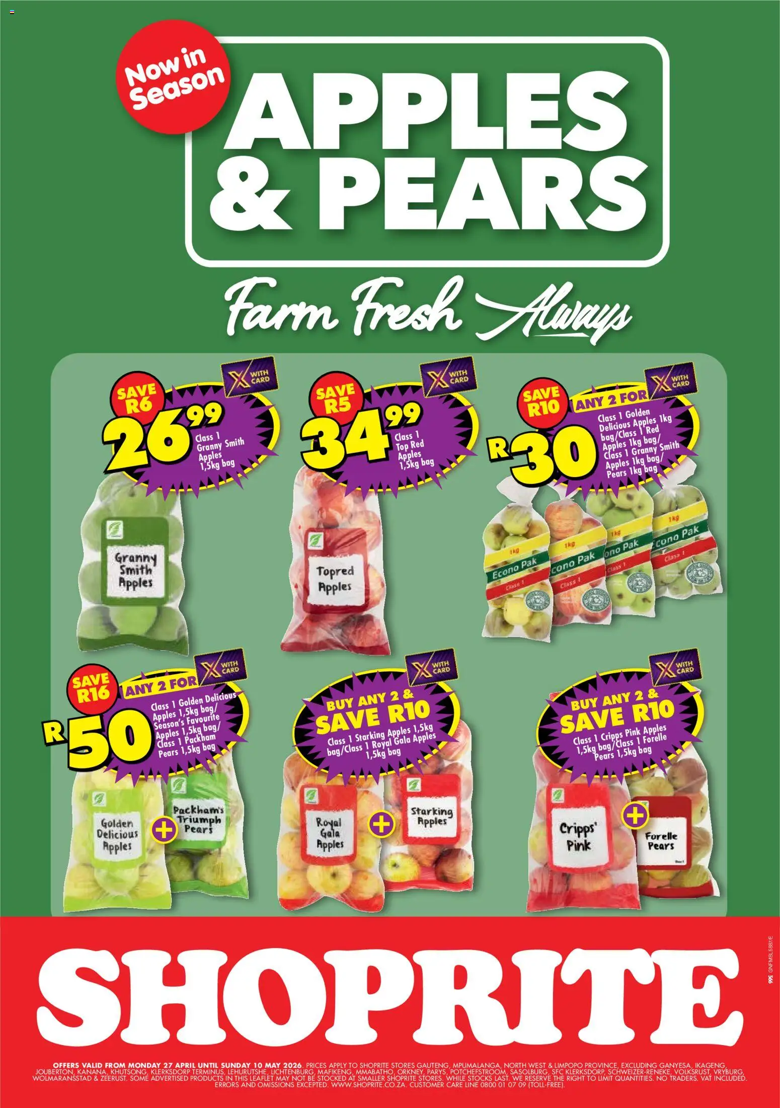 Preview of Shoprite flyer valid from 27/04/2026