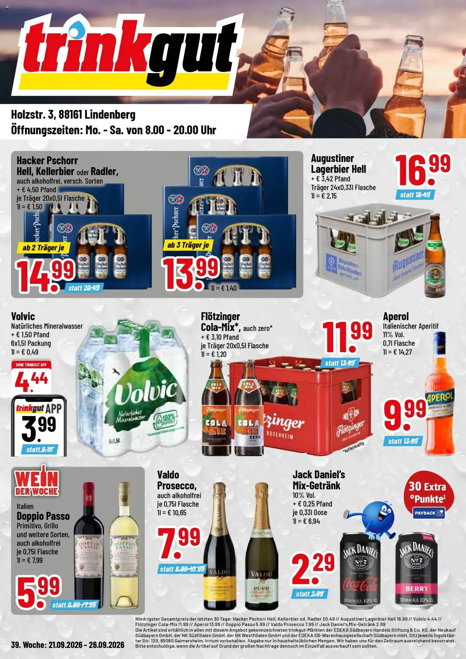Vorschau von dem Prospekt des Geschäftes Trinkgut, gültig ab dem 21.09.2026