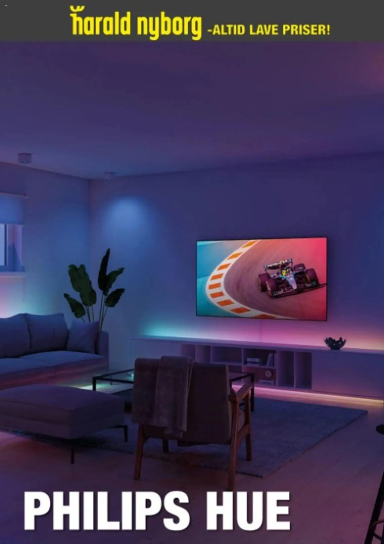 Eksempel på tilbudsavis Harald Nyborg - Tilbudsavis - Philips Hue og Wiz fra butik Harald Nyborg gyldig fra 27/10/2026 - Philips Hue, Hue