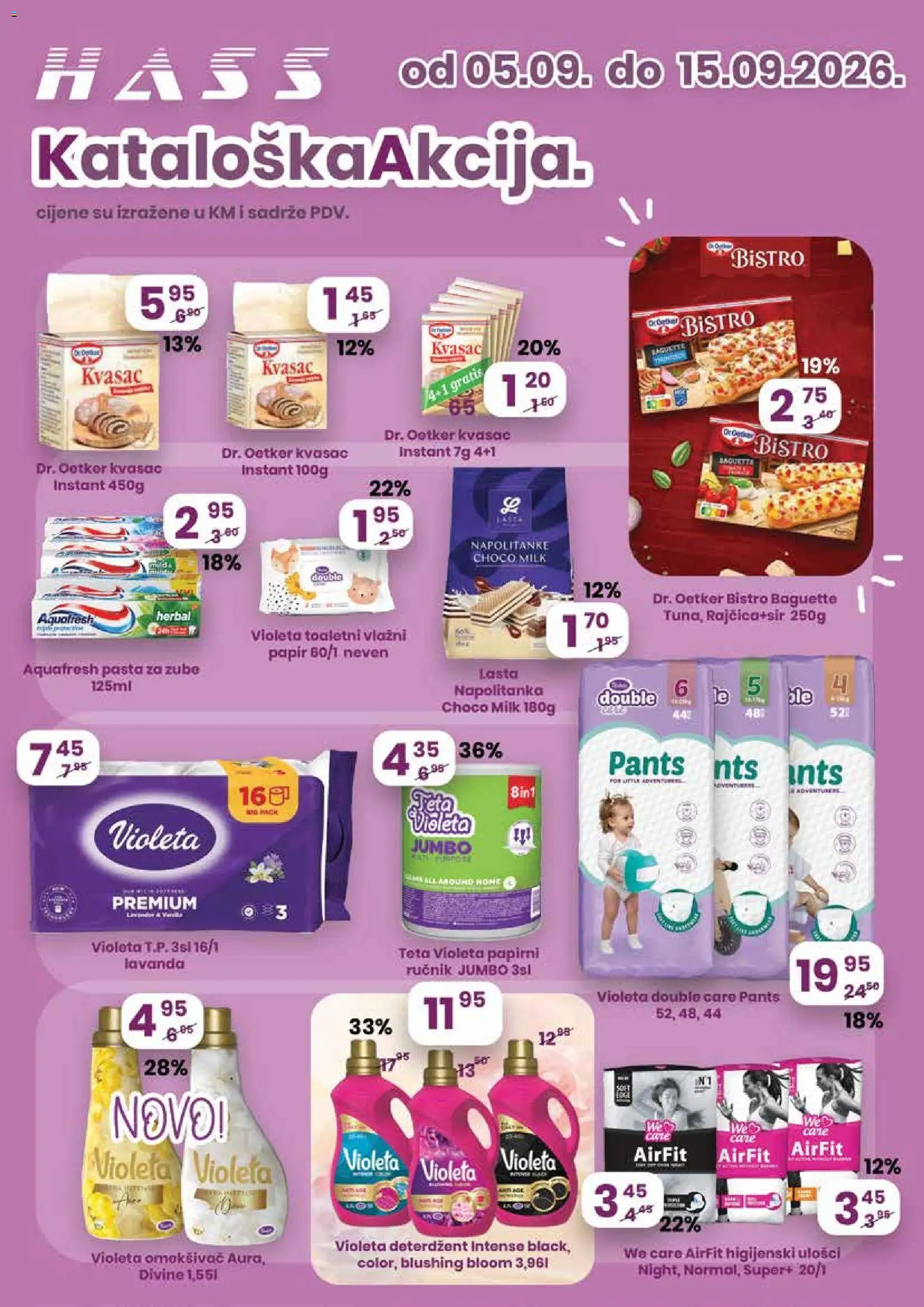 Pregled letka Hass katalog trgovine Hass vrijedi od 05.09.2026