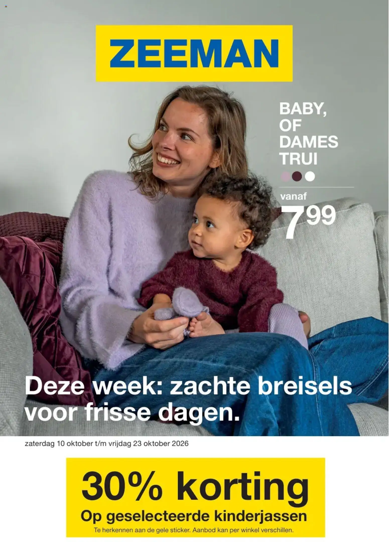 Voorbeeld van Zeeman Folder van winkel Zeeman geldig vanaf 10/10/2026