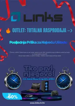 Pregled letka Links Katalog trgovine Links vrijedi od 01.10.2026