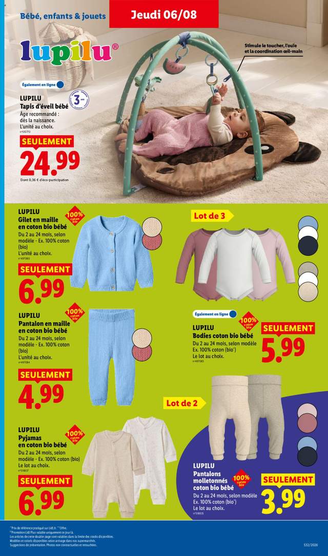 Nouveau catalogue Lidl à partir du 06/08