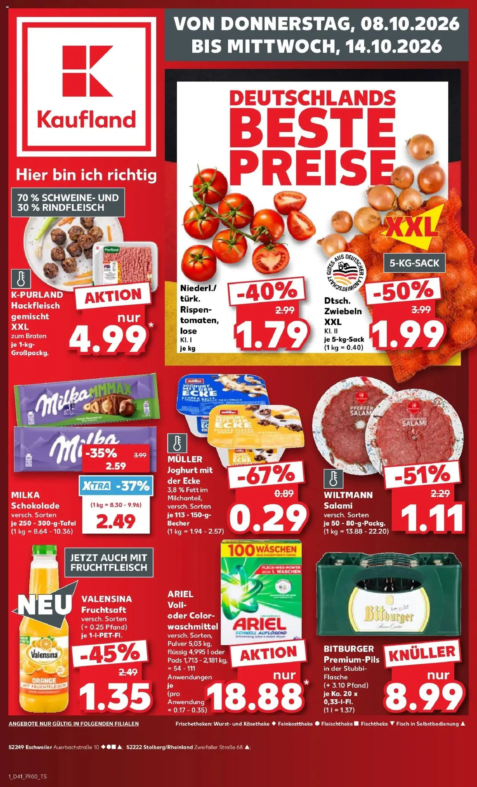 Vorschau von dem Prospekt des Geschäftes Kaufland, gültig ab dem 08.10.2026