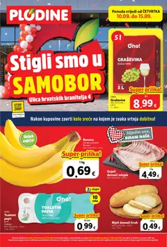 Pregled letka Plodine Katalog trgovine Plodine vrijedi od 10.09.2026