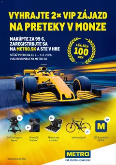 Náhľad Metro letáku platného od 13.07.2026
