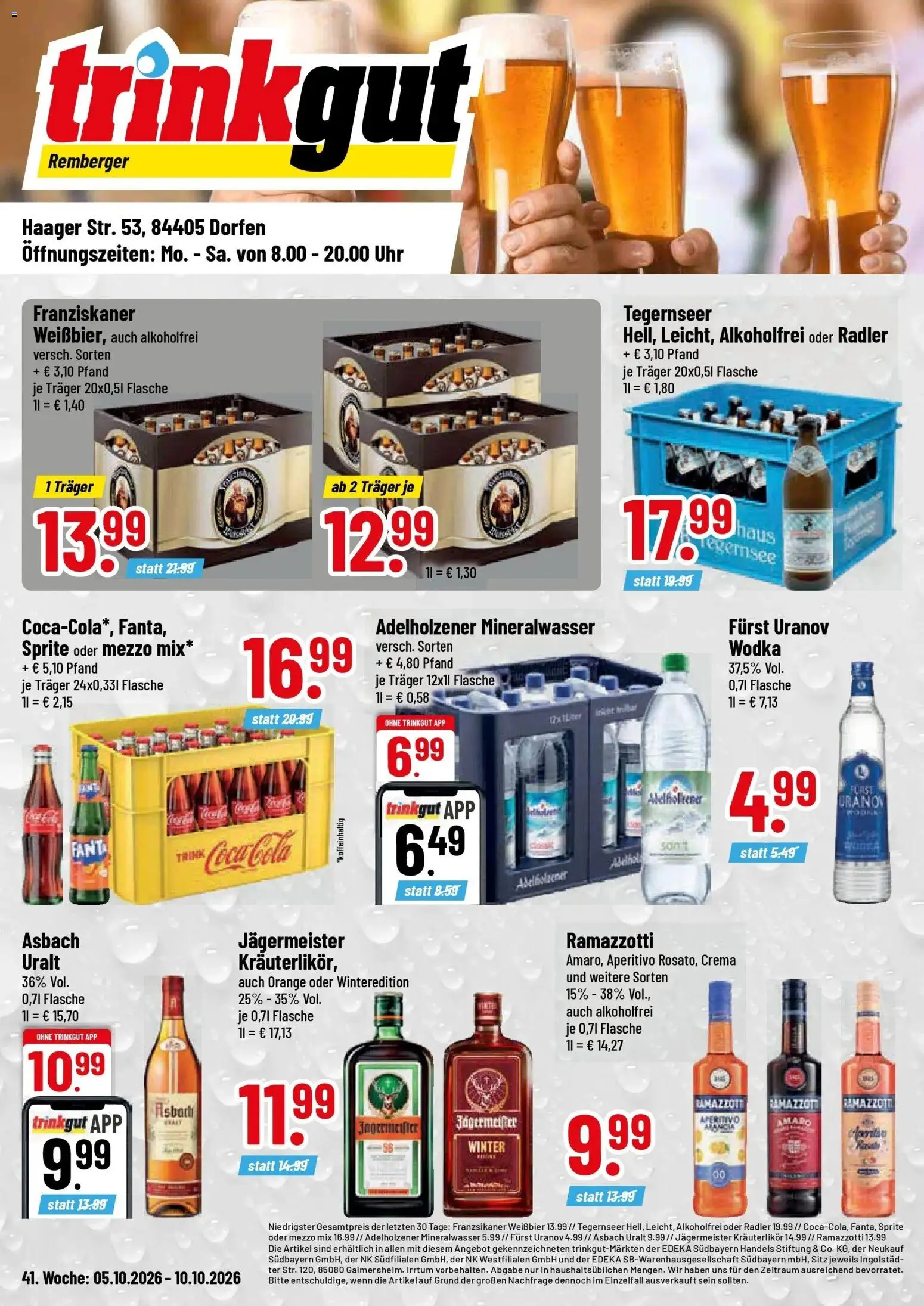 Vorschau von dem Prospekt des Geschäftes Trinkgut, gültig ab dem 05.10.2026