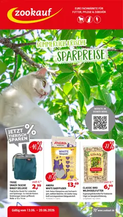 Vorschau von dem Prospekt des Geschäftes zookauf, gültig ab dem 13.06.2026