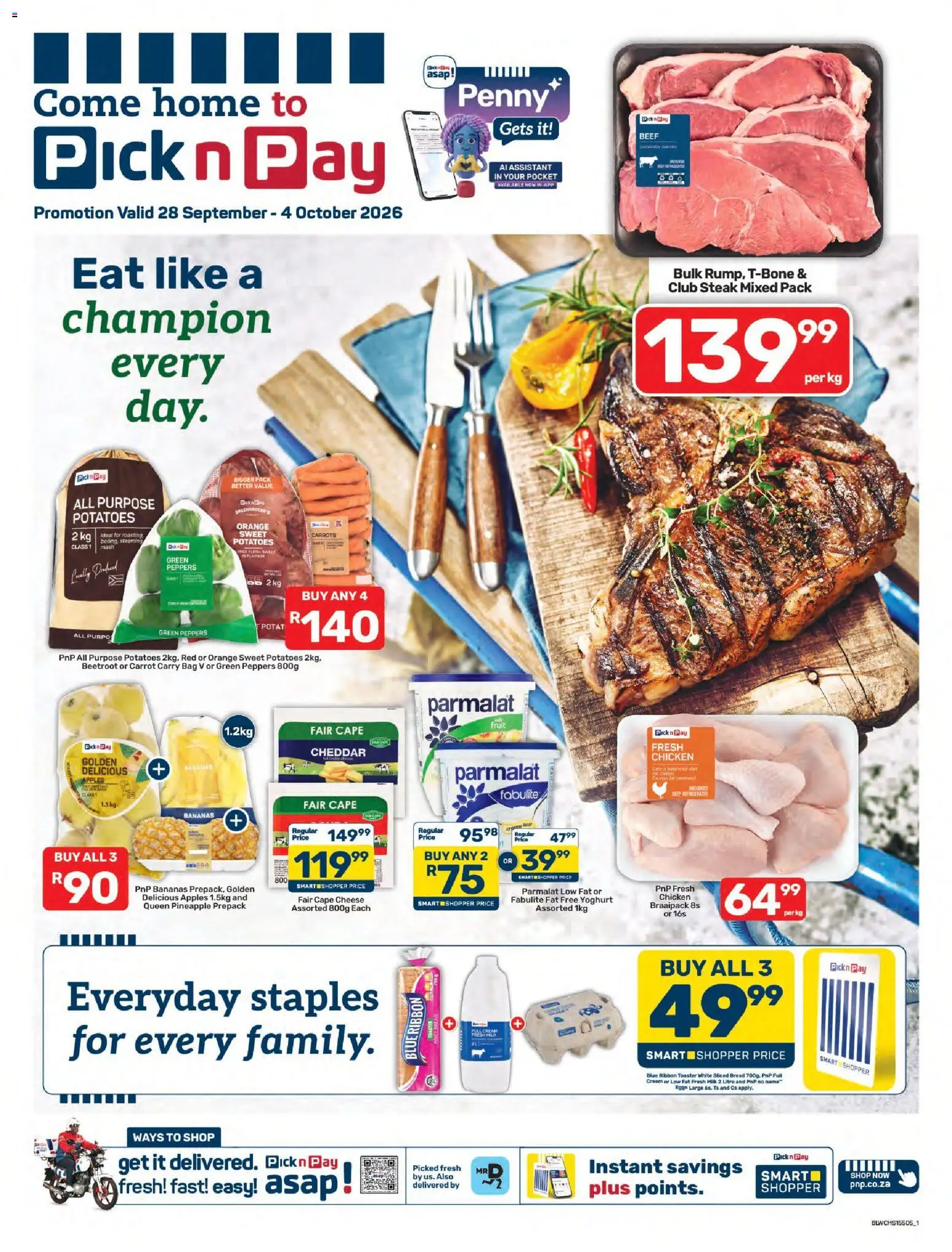 Preview of Pick n Pay flyer valid from 28/09/2026