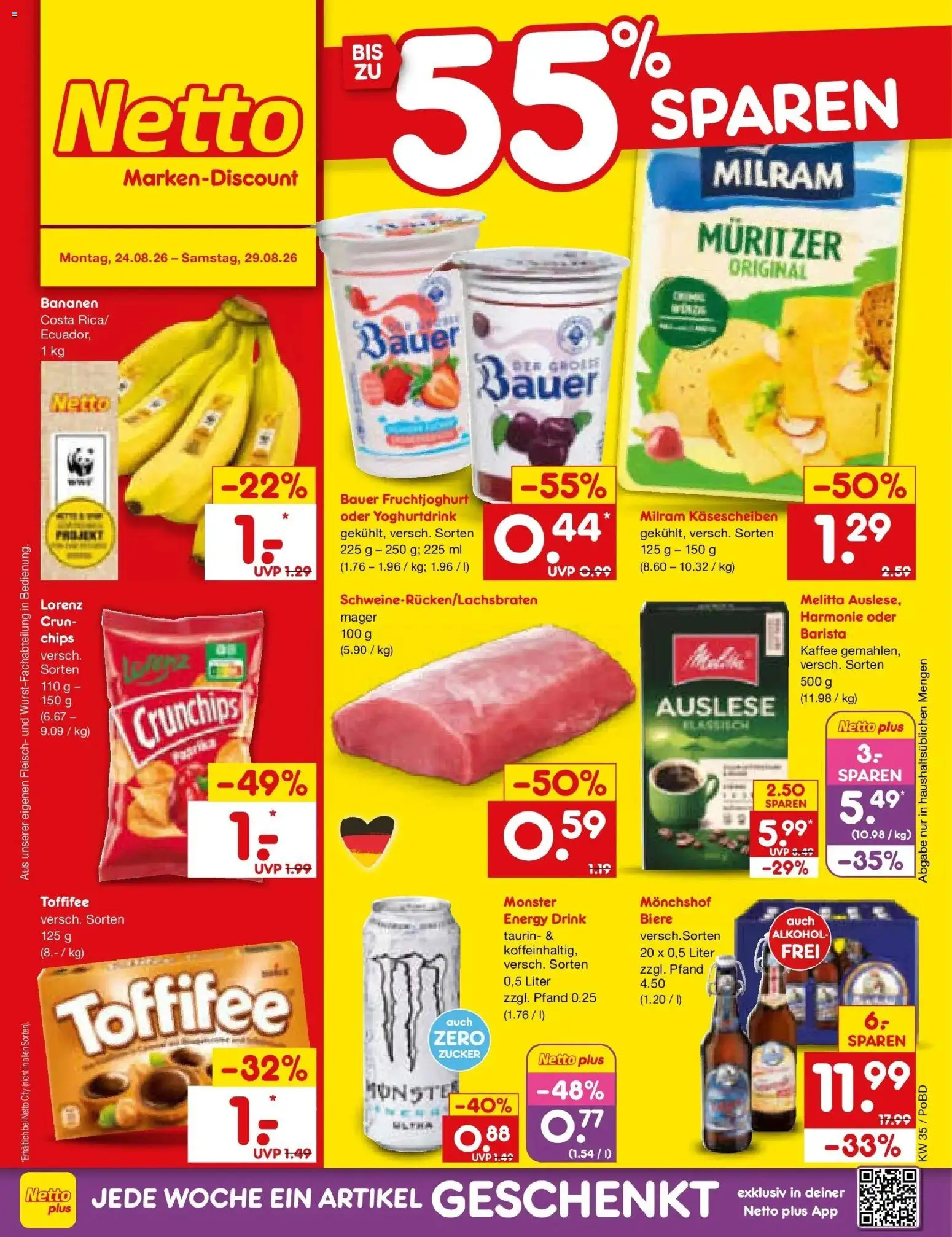 Vorschau von dem Prospekt des Geschäftes Netto Marken-Discount, gültig ab dem 24.08.2026