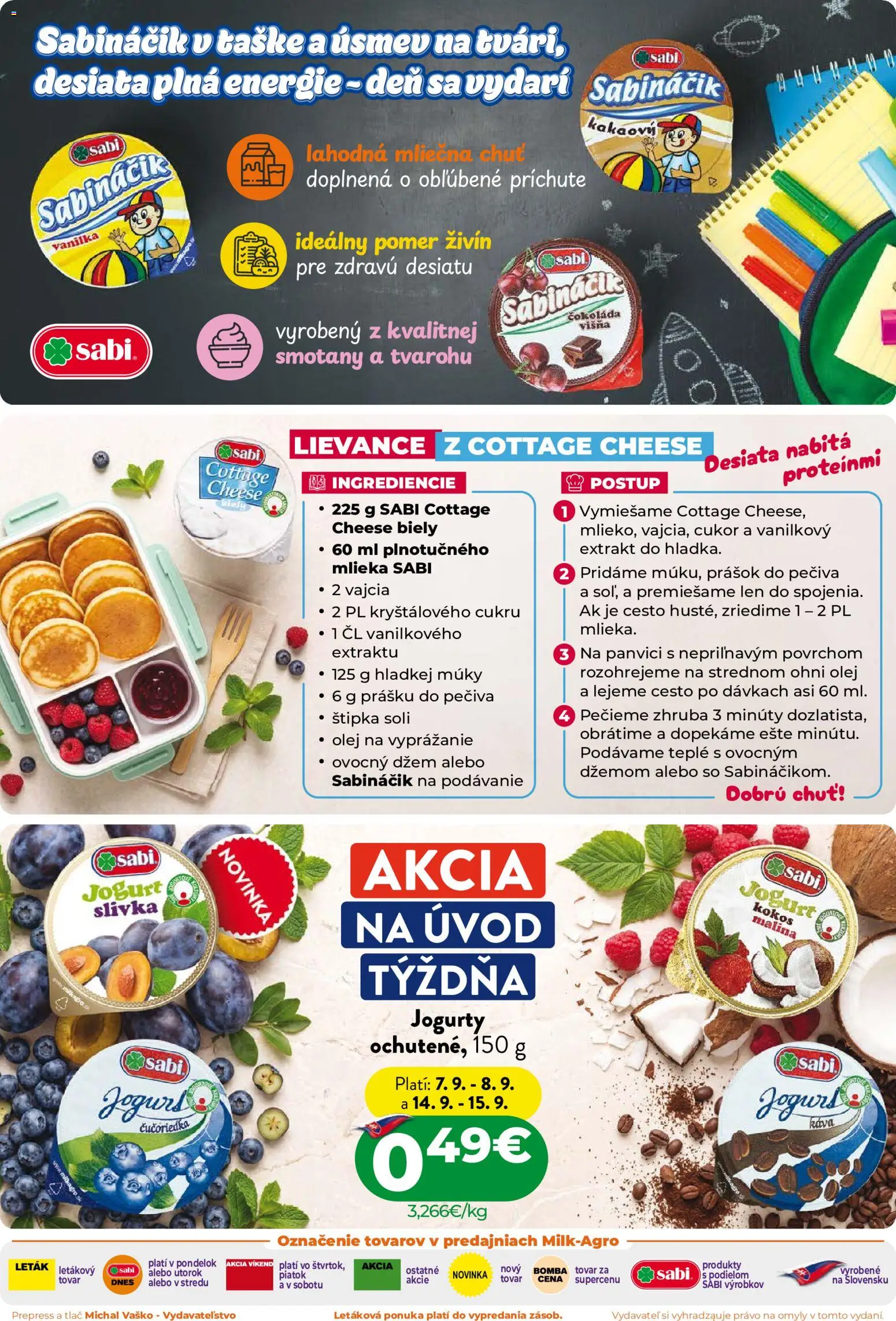 Náhľad Milk Agro letáku platného od 02.09.2026
