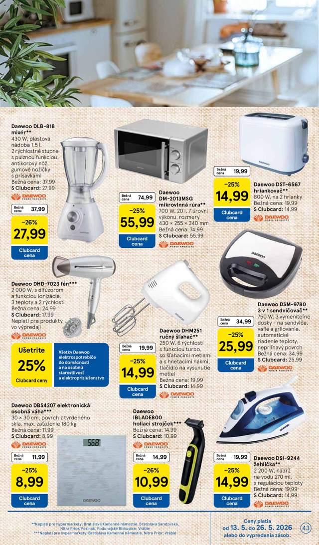 Nový Tesco leták od 13.05.