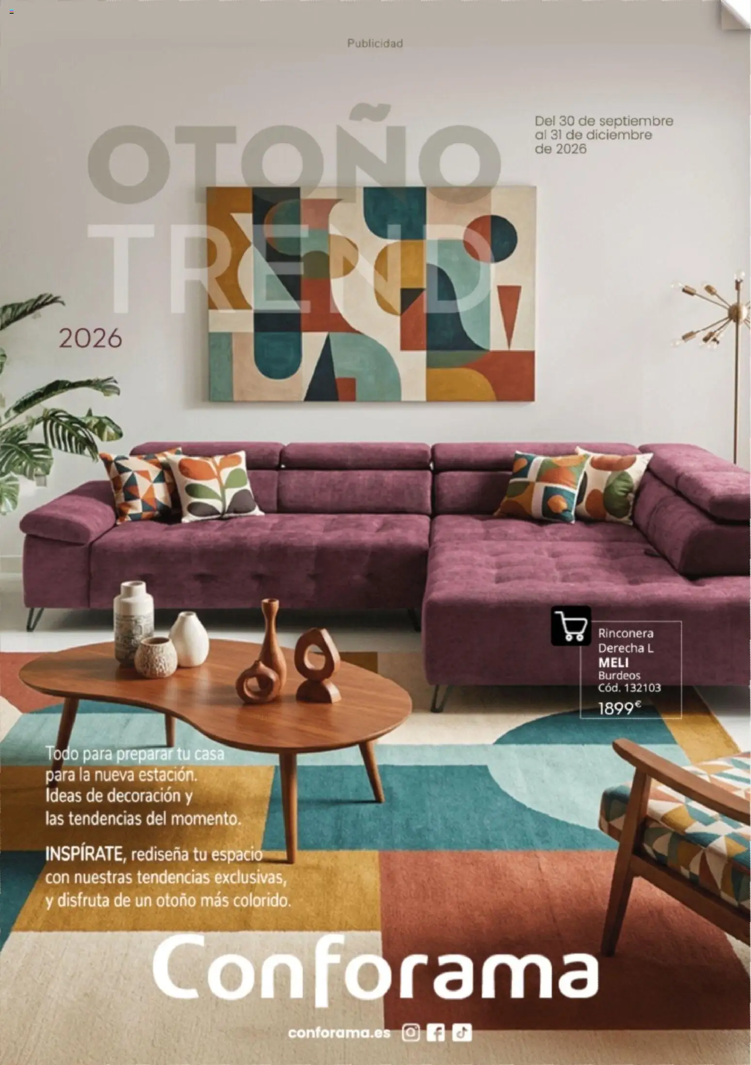 Vista previa del folleto de la tienda Conforama válido desde el 30/09/2026 - Decoración