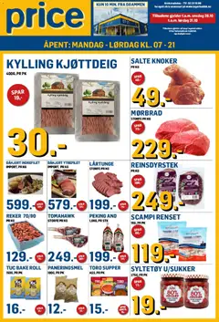 Forhåndsvis Price Lagerbutikk kundeavis fra butikk Price Lagerbutikk gyldig fra 28/10/2026
