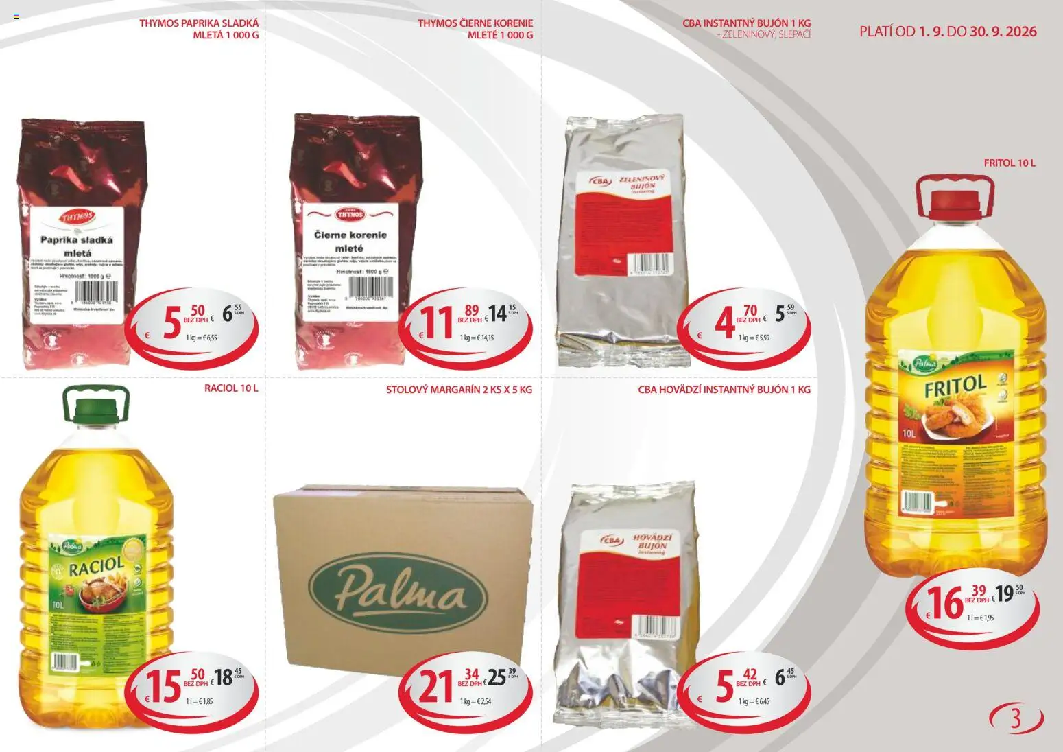 Náhľad CBA Verex letáku platného od 01.09.2026