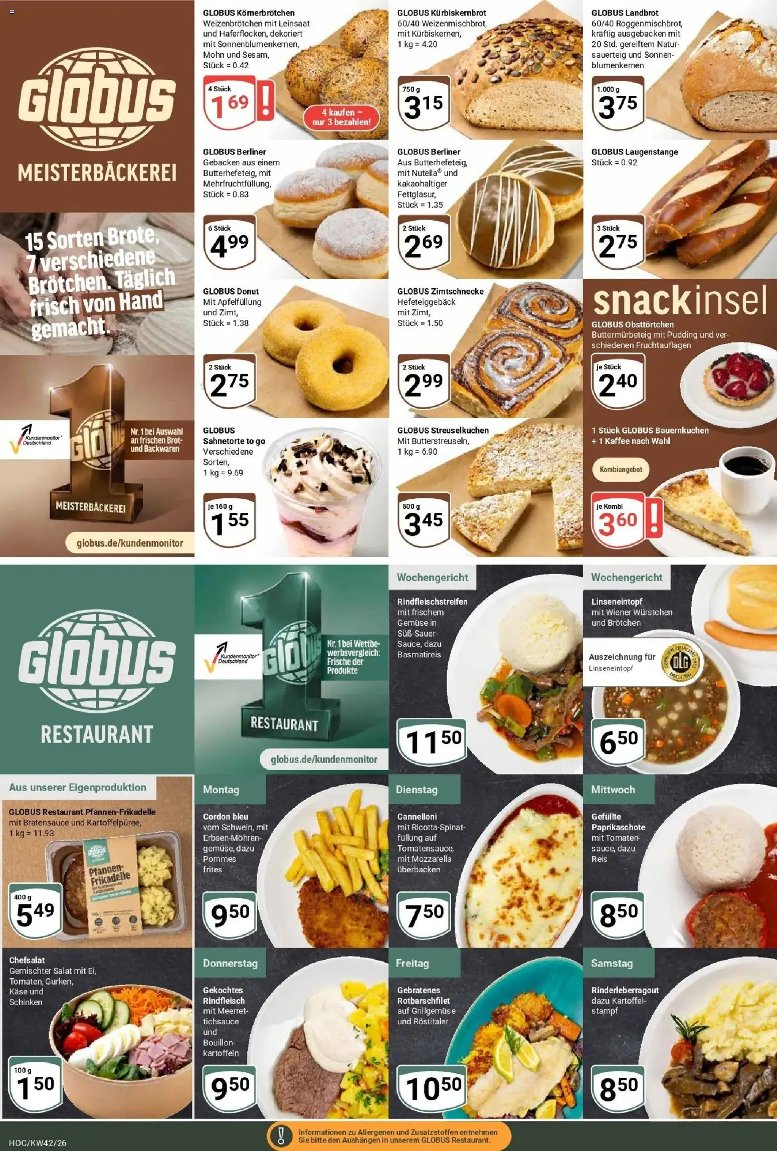 Vorschau von dem Prospekt des Geschäftes Globus, gültig ab dem 12.10.2026