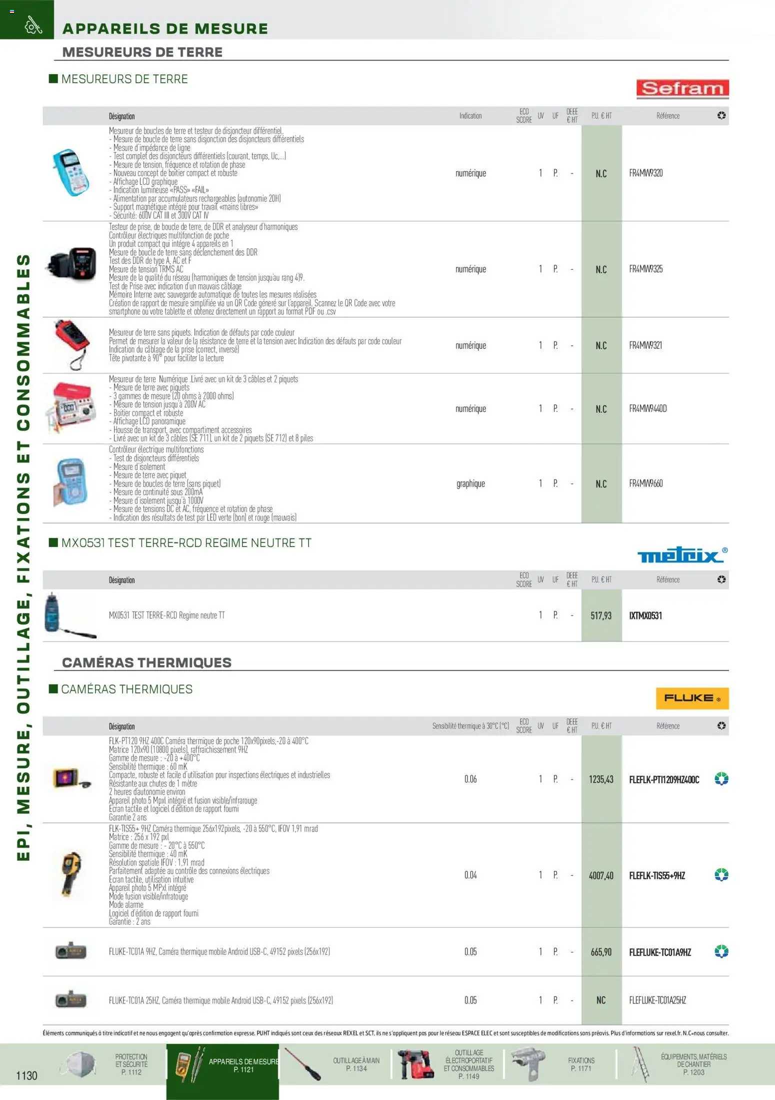 Prévisualisation de Brochure EPI, mesure, outillage, fixations et consommables du magasin Rexel formulaire valide 18/11/2025 - Alimentation, Appareil photo, Livre, Disjoncteur, Piles, Mètre, Prise, Caméra