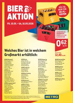 Vorschau der Angebote: Metro Metro angebote Bieraktion gültig ab 15.05.2026