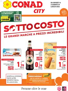 Anteprima dell'opuscolo Conad volantino City Lazio dal negozio Conad valido da 16/07/2026