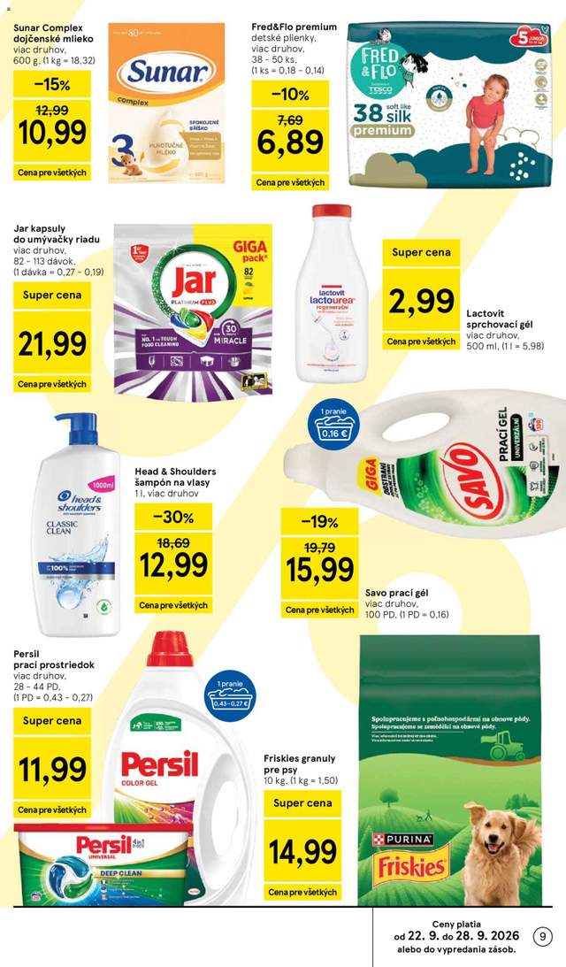 Nový Tesco leták od 23.09.