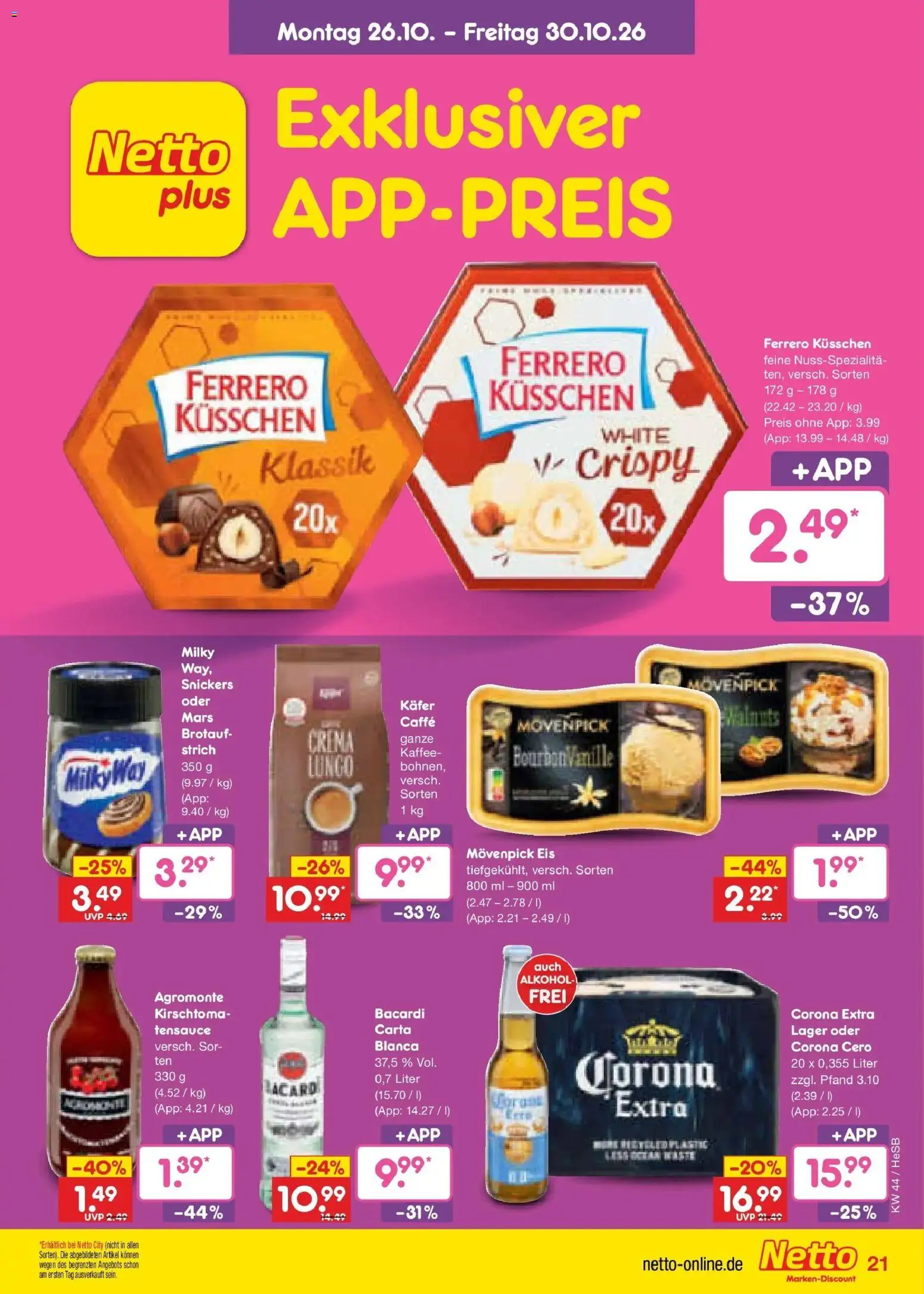 Vorschau von dem Prospekt des Geschäftes Netto Marken-Discount, gültig ab dem 26.10.2026