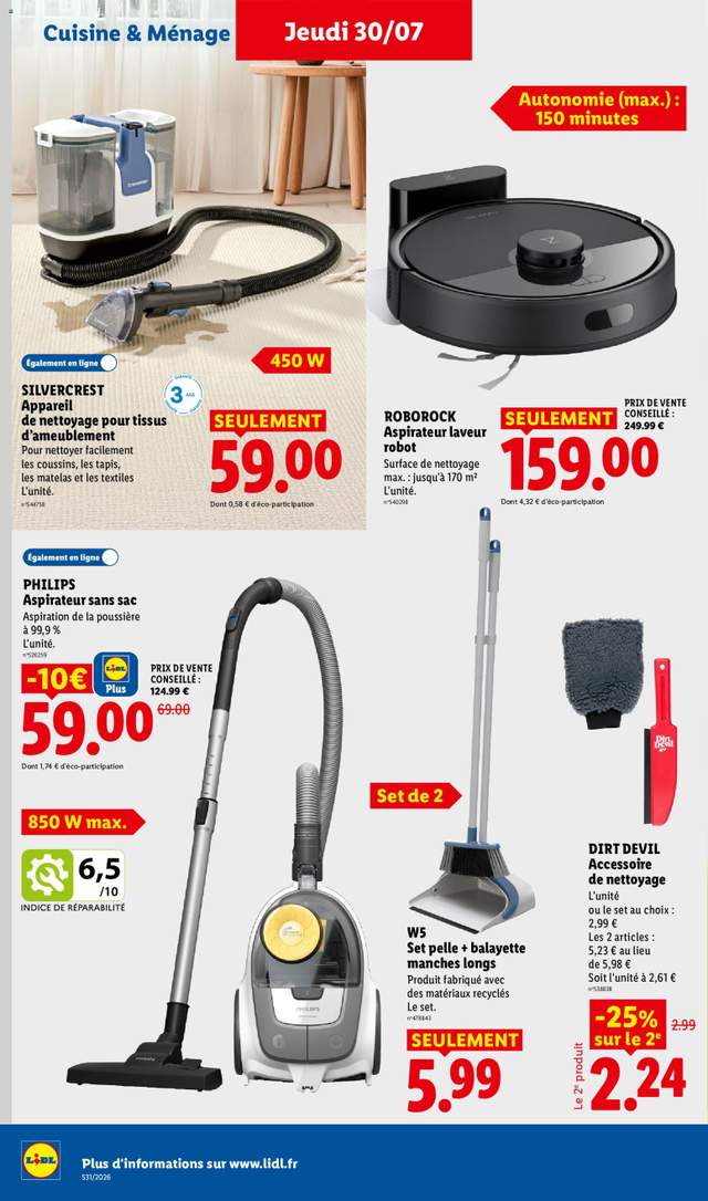 Nouveau catalogue Lidl à partir du 30/07