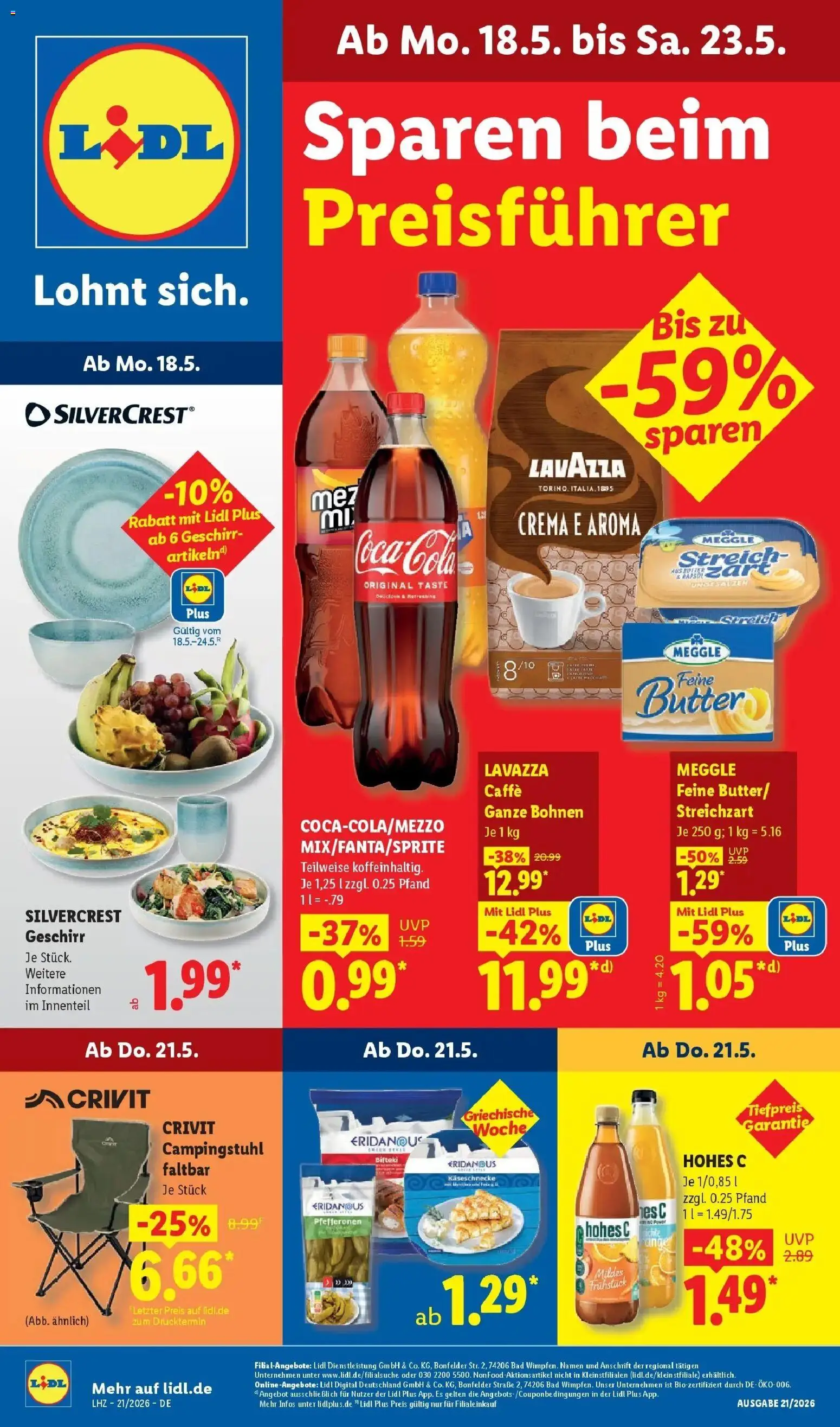 Vorschau von dem Prospekt des Geschäftes Lidl, gültig ab dem 17.05.2026