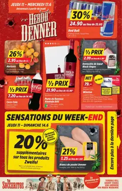 Vorschau des Merkblatts Denner aktionen FR vom Shop Denner gültig von 11.06.2026 bis 17.06.2026
