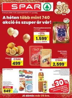Spar - Spar akciós újság megtekintése, amely érvényes 2026.11.05.-től
