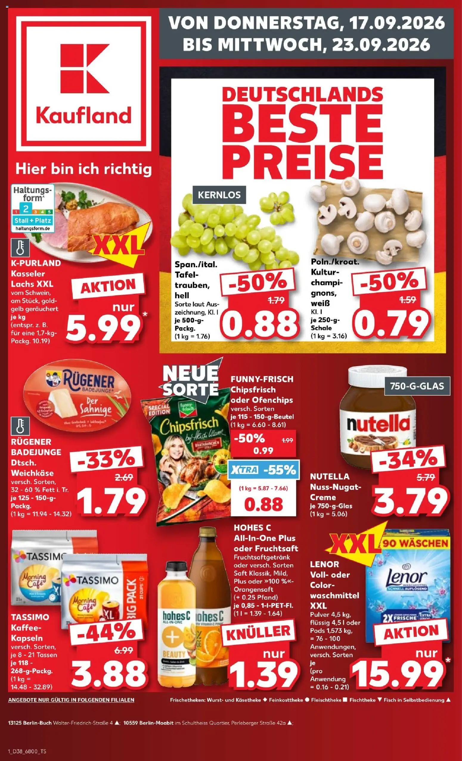 Vorschau von dem Prospekt des Geschäftes Kaufland, gültig ab dem 17.09.2026