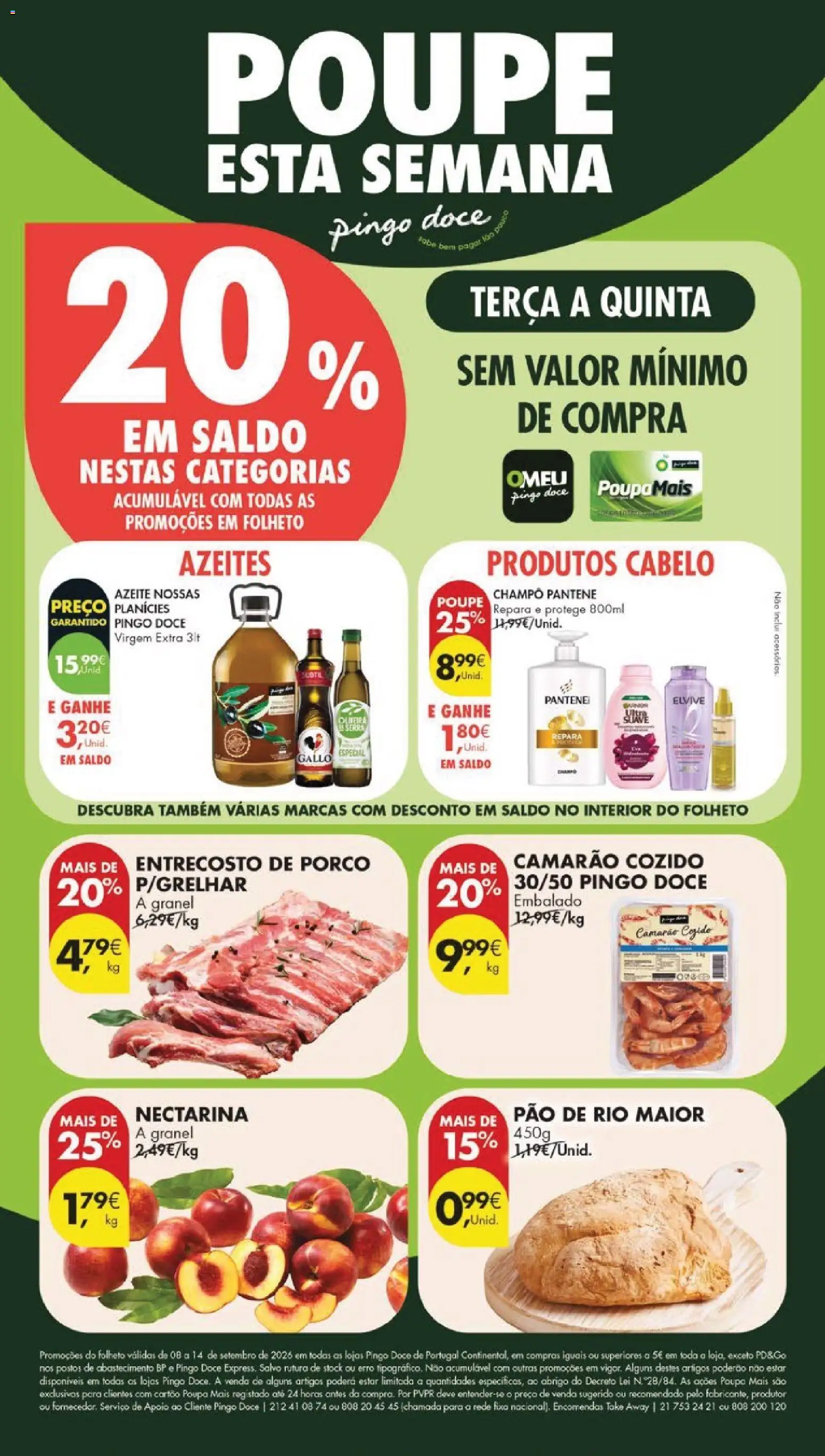 Pré-visualização do folheto da loja Pingo Doce válida a partir de 08/09/2026