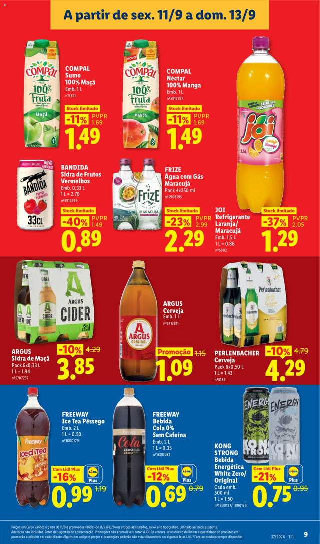 Novo folheto Lidl a partir de 07/09
