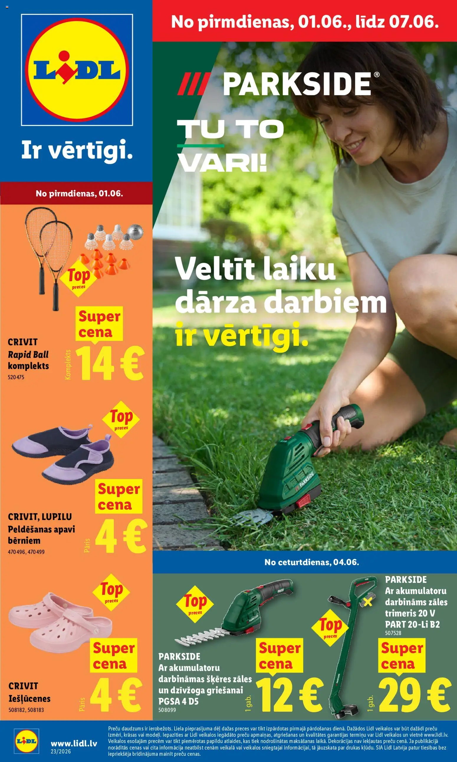 Skatīt Lidl akciju bukletu, derīgs no 01.06.2026.