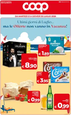 Anteprima dell'opuscolo COOP volantino Sicilia dal negozio COOP valido da 21/07/2026