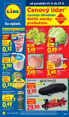 Náhľad Lidl letáku platného od 21.09.2026