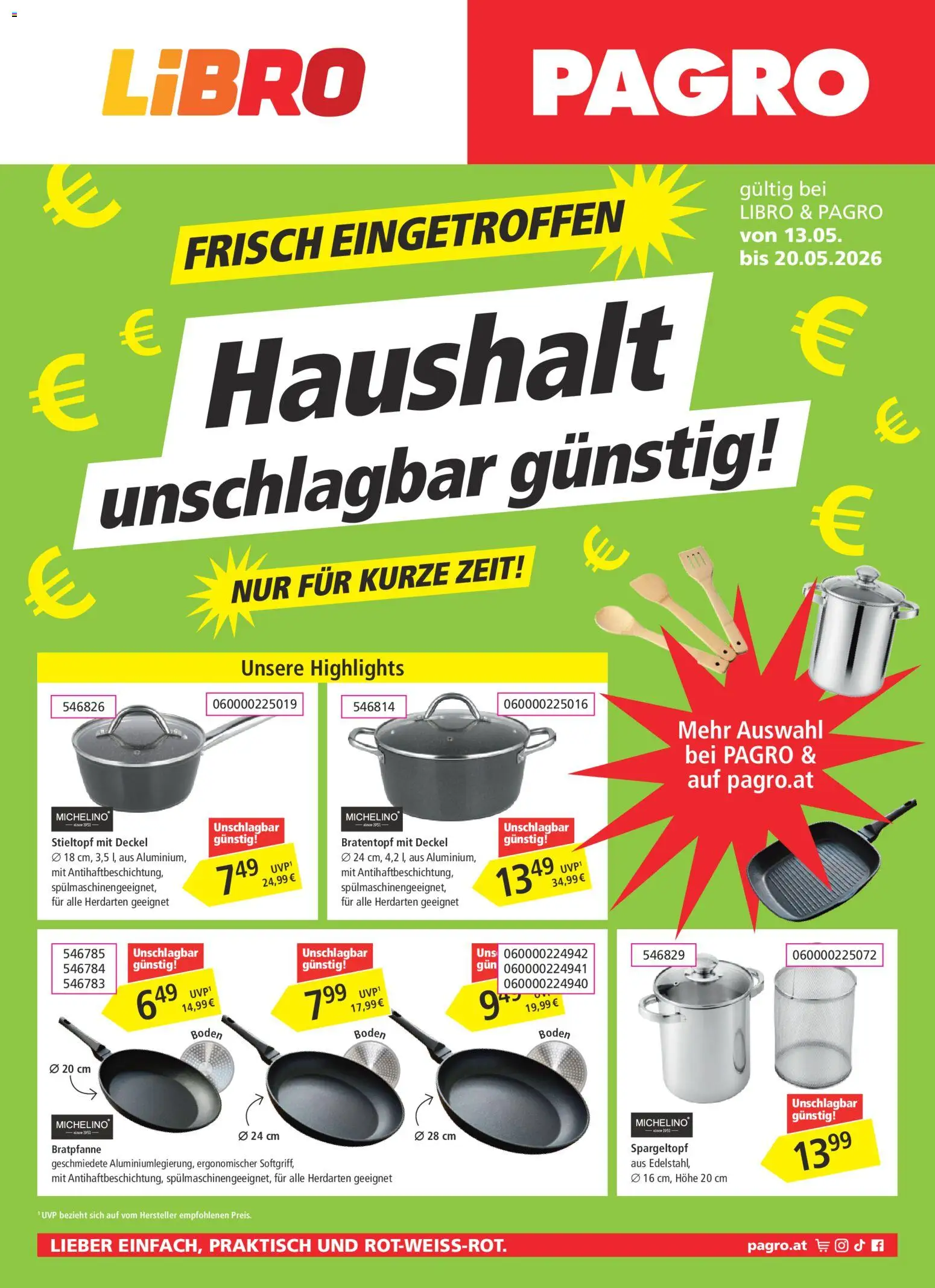 Vorschau der Angebote: Pagro-Diskont Pagro-Diskont Flugblatt gültig ab 13.05.2026