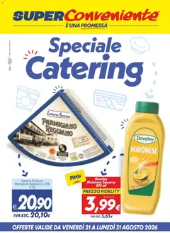 Anteprima dell'opuscolo SuperConveniente volantino Catering Enna, Misterbianco dal negozio SuperConveniente valido da 21/08/2026